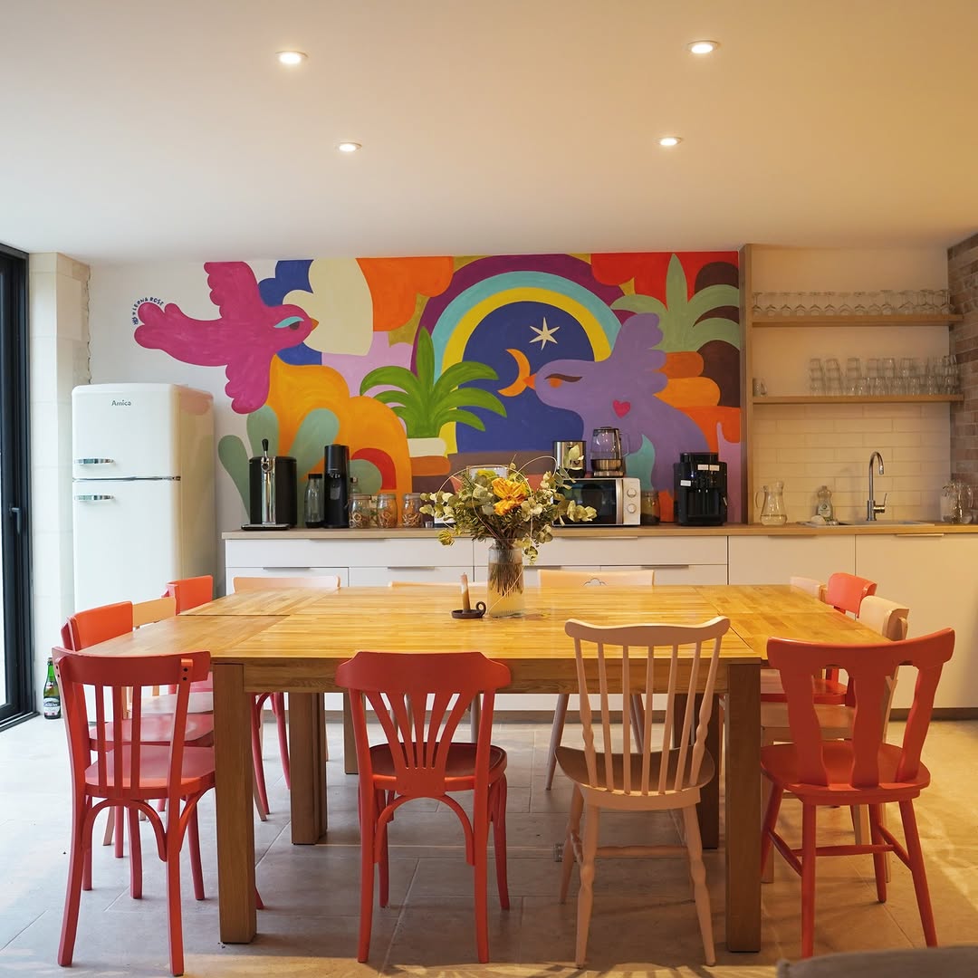 Communal kitchen and dining